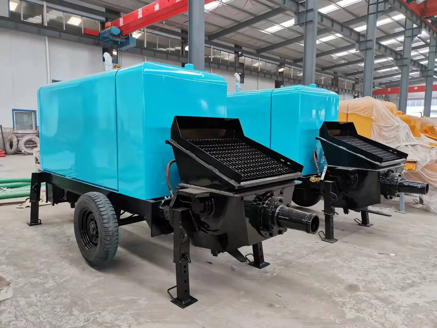 YG Customized Pumpcrete Machine Pumping Small Stationary Diesel Concrete Mini Pump