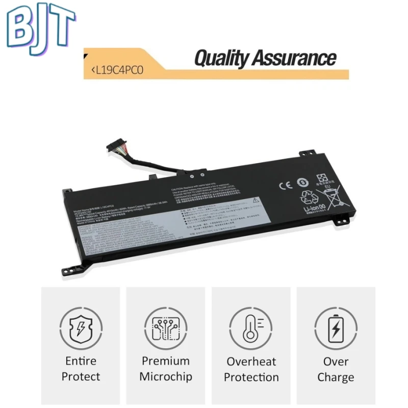 New 4Cell 15.36V 60Wh L19C4PC0 L19M4PC0 L19L4PC0 L19SPC0 Laptop Notebook Battery for Lenovo Legion 5 R7000 Y7000 2020 Year