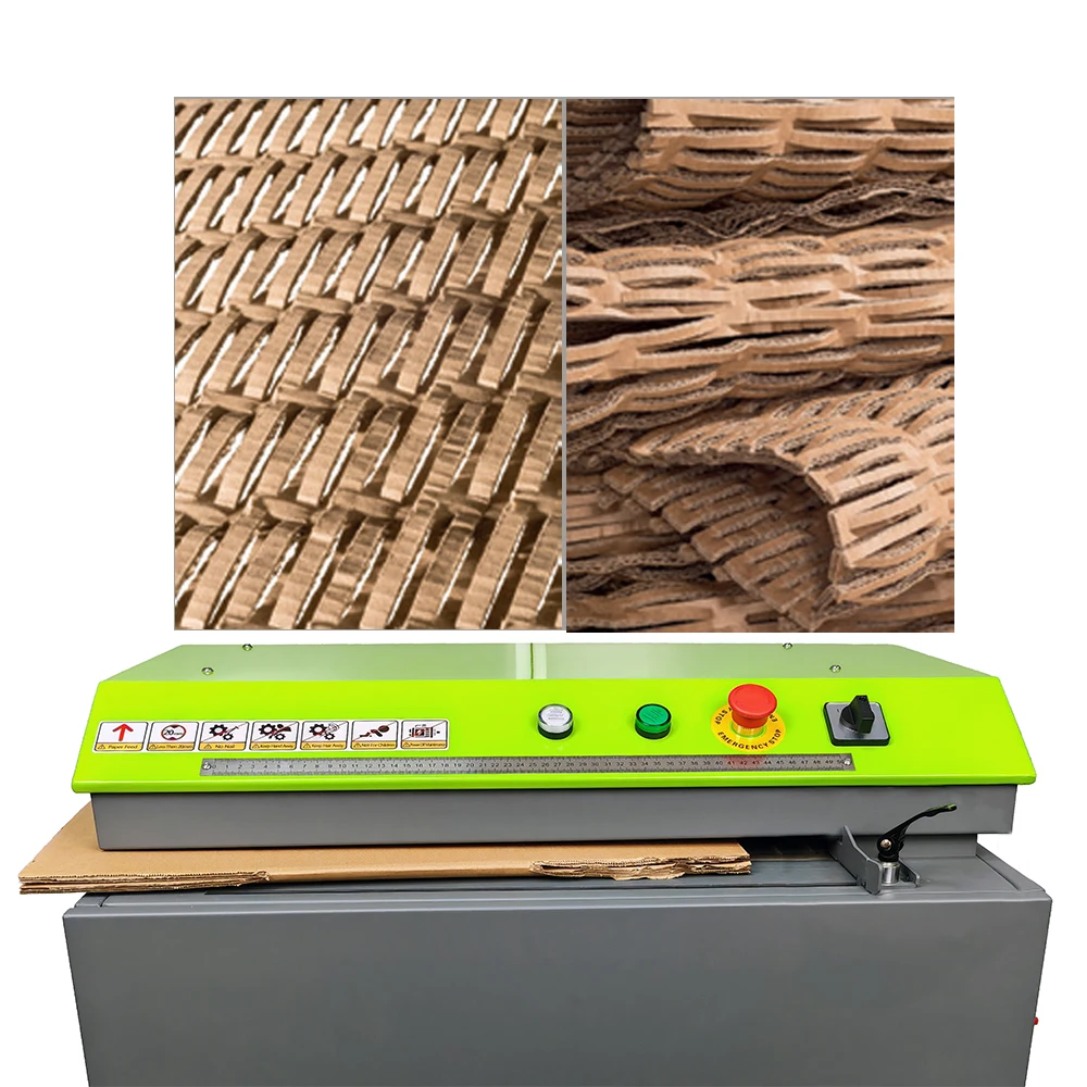 Biodegradable Recycling Used Waste Carton Box Paper Cushion Packaging Shredding Electric Industrial Shredder Machine For Sale