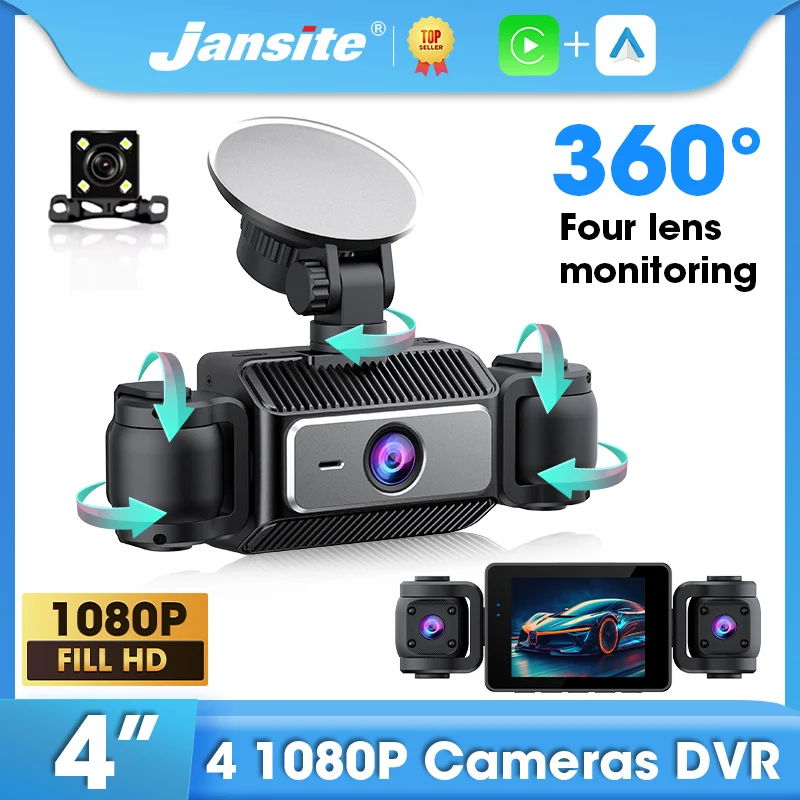 Jansite Car Dvr 4 C…