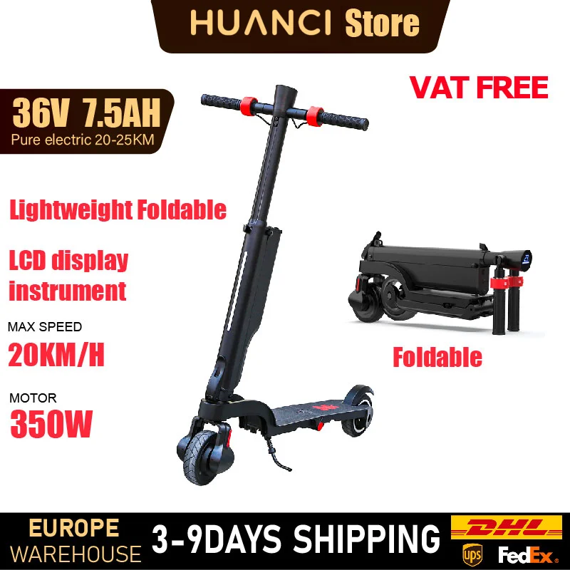 HX X6 EScooter Adult 350W 7.5AH 36V 25KM/H Foldable Electric Kick Electric Scooter 5.5 inch Wheel EScooter For Adult Children