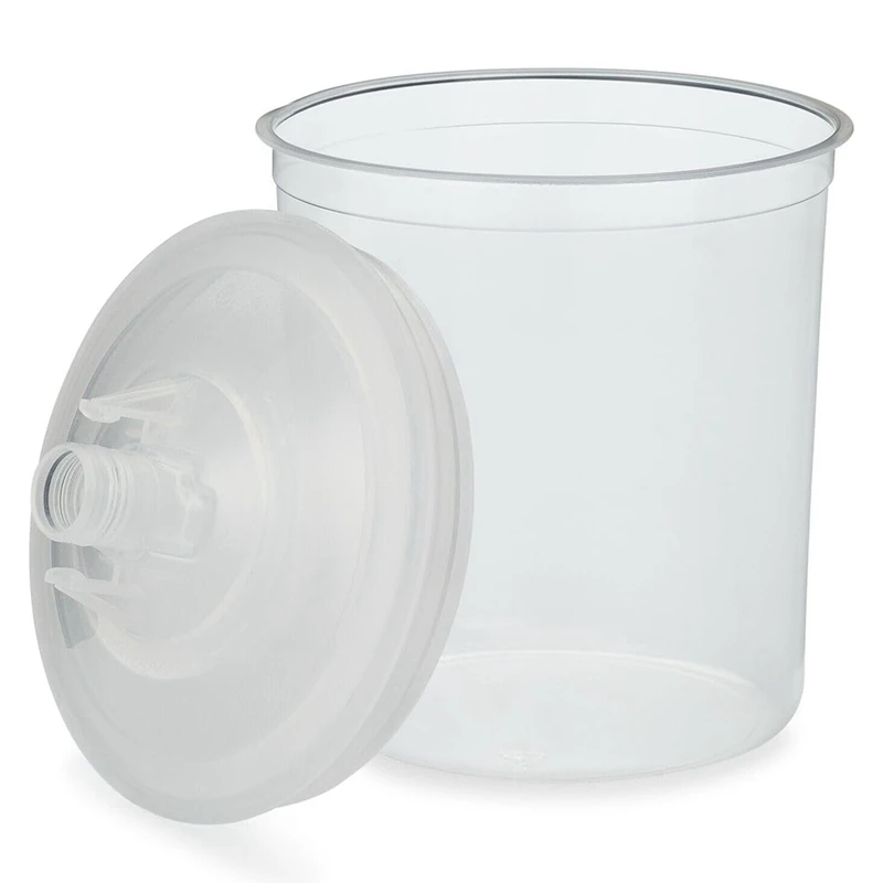 COFA-Automotive Paint Mixing Cup And Liner Kit Disposable Paint Guncups Automotive Paint Filter Caps And Adapters 10-Pack B Dura