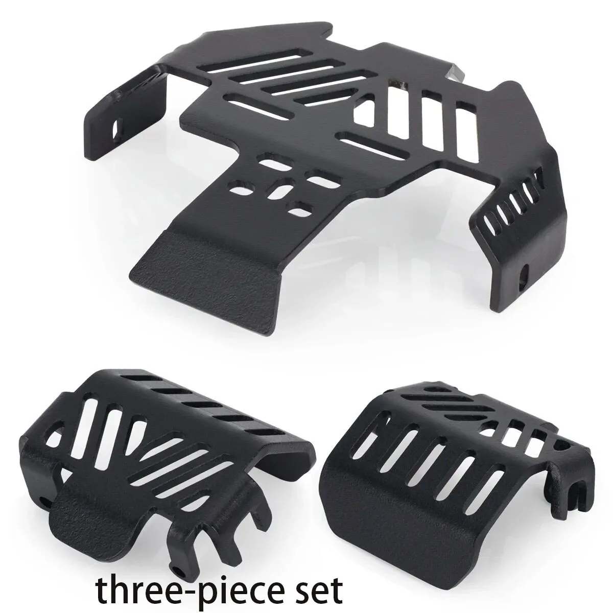 1/10 TRX4 model with metal armor, front and rear stainless steel egg armor, scratch resistant chassis, RC climbing car accessori