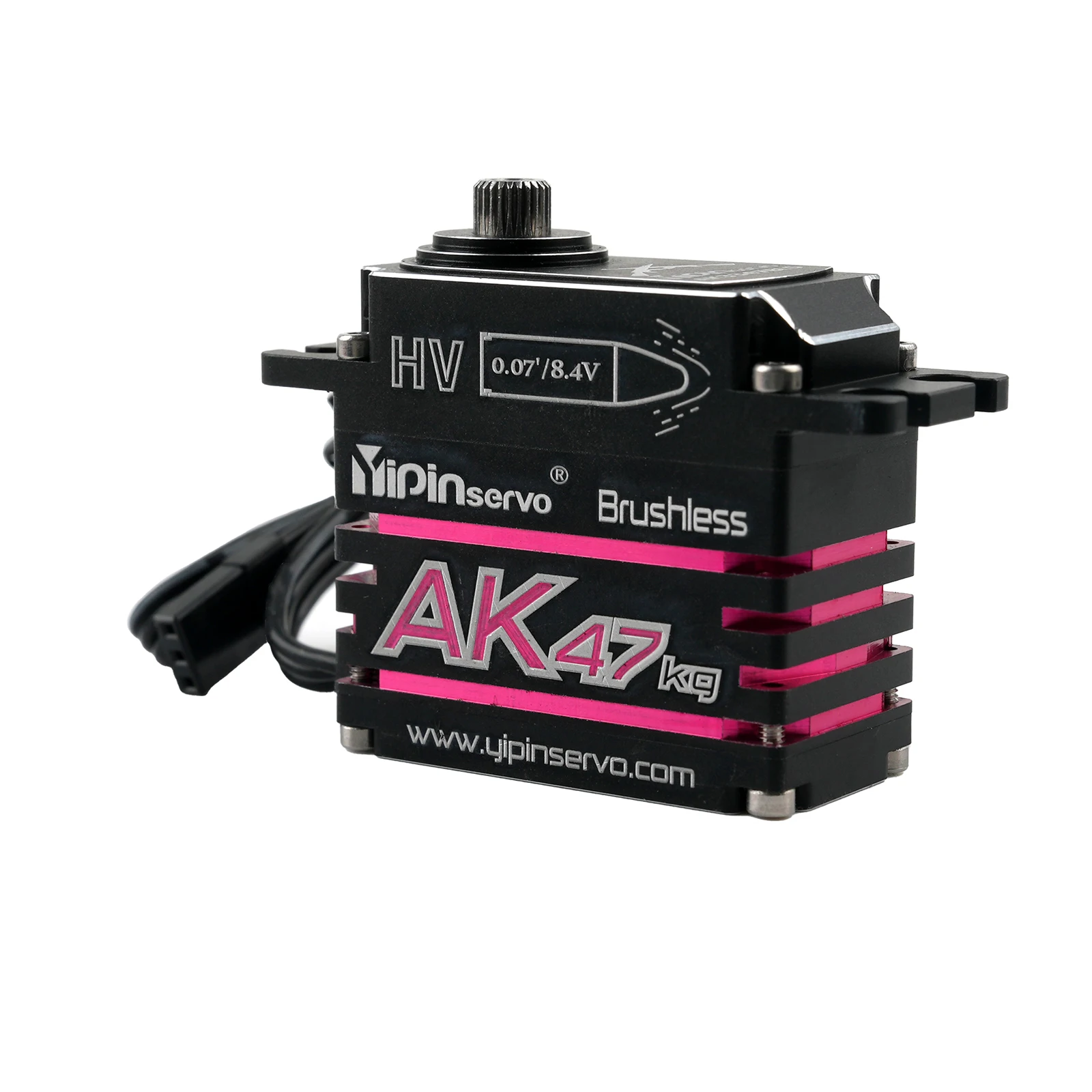 

47KG Metal Digital Servo 180/270/360 Degree Angle Controllable Brushless Motor AK47 Power Functions Servos For Robot Car Model