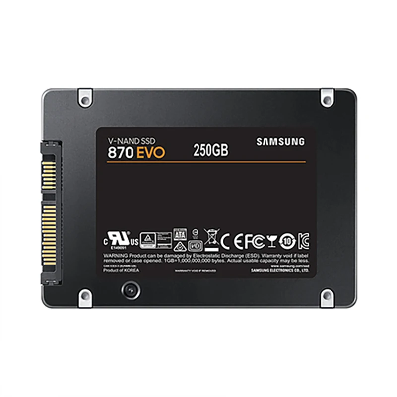 SAMSUNG SSD 870 EVO 250GB 500GB Internal Solid State Disk HDD Hard Drive SATA3 2.5 inch Laptop Desktop PC MLC disco duro 250 GB