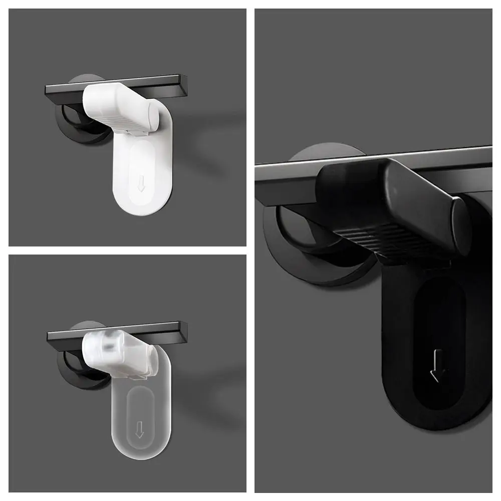 Protection Equipment Baby Safety Locks Self Adhesive Plastic Door Handle Locks Multipurpose No Hole Children Security Protector