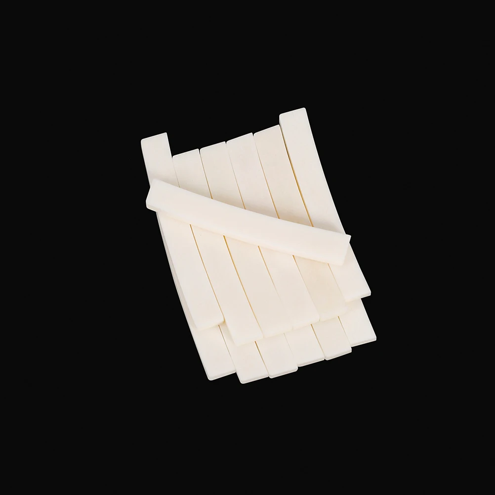 

3 Pcs String Bone Nuts Acoustic Guitar Bridge Nut Electric Sturdy Wear Resistant Accessories Better Tone Sustain