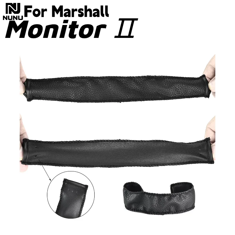 

Replacement Ice gel/leather/Mesh Earpads Headband Cover For MARSHALL Monitor II 2 ANC Wireless Headphone Earmuffs With Buckle