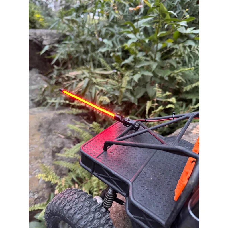 

Universal LED Whip Light for RC Crawler and Roll Cage Vehicle, 2 Types of Mounting Bases, Fit All RC Cars for Night Running