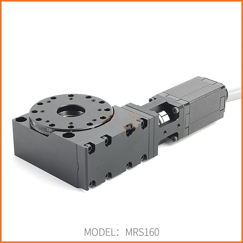 Electric Rotary Table Industrial Automation Control Hollow Angle Displacement Table 360 Degree Stroke Precision Scientific Resea