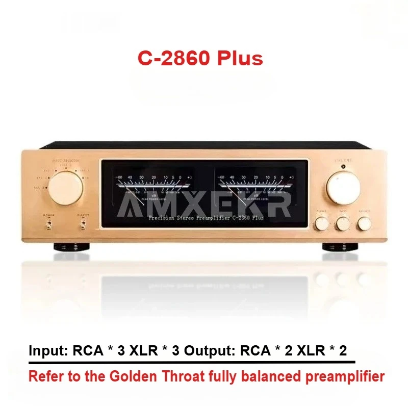 YAYU New Accuphase C-2860plus مضخم صوت HiFi Fever متوازن بالكامل مع جهاز تحكم عن بعد
