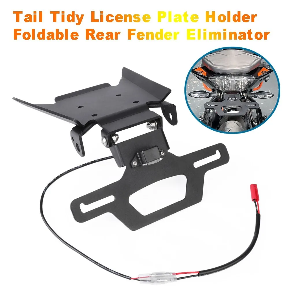 

Держатель номерного знака (Tail Tidy) для мотоциклов Duke 390/250, складной, для удаления заднего крыла (eliminator), рамка для номерного знака мотоцикла