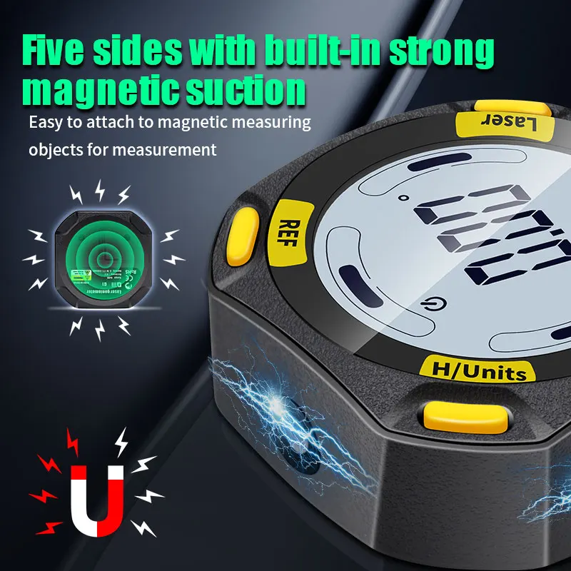 Green Laser Digital Protractor Angle Measure Inclinometer 3 in 1 Laser Level Box Type-C Charging Angle meter Measuring Tools