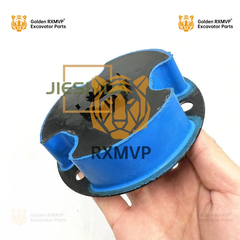 For Yuchai YC13/15/18/20-6-8 Coupling Hydraulic Pump Connection Plate Connection Rubber Assembly Excavator Accessories1