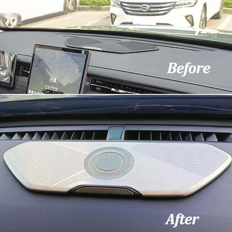 Car Upgrade For Jaecoo J7 PHEV 2025 Chery Tansuo 06 2023-2024 Dashboard Horn Cover Metal Interior Accessories