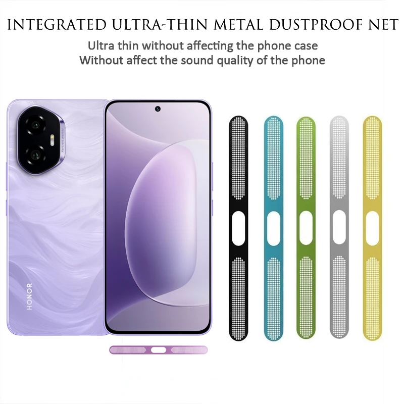 Metal Dustproof Net For Honor 300 200 Pro Lite Speaker Hole Anti-Dust Mesh Charge Port Dust Plug Protective sticker cover