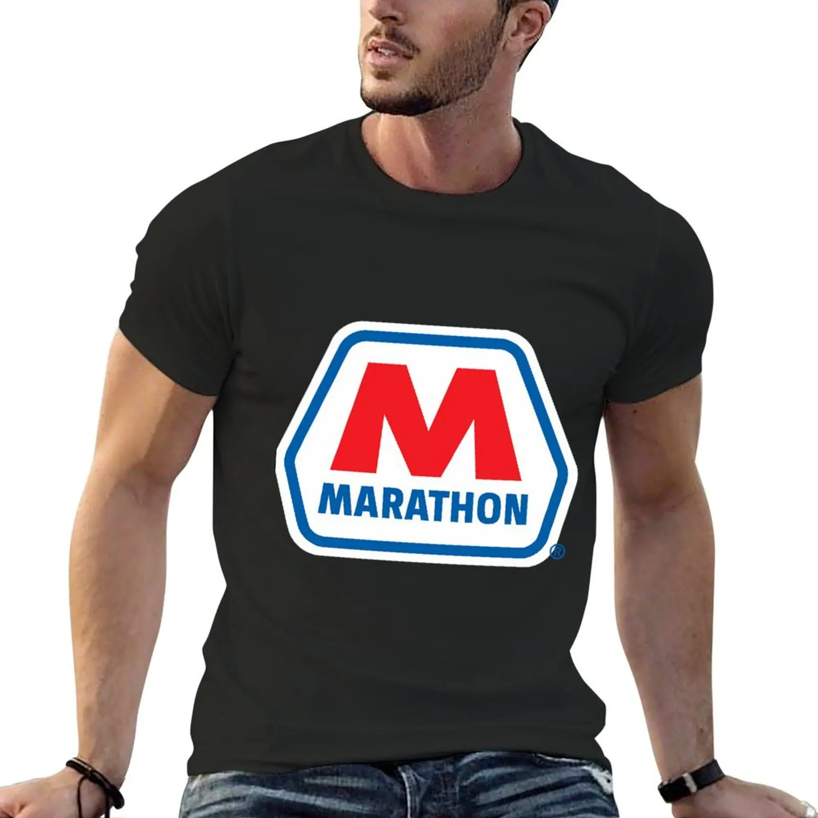 Marathon OIL RACING LUBRICANT seghosamdes Relaxed Fit T-Shirt man t shirt oversized graphic t shirt vintage men t shirt