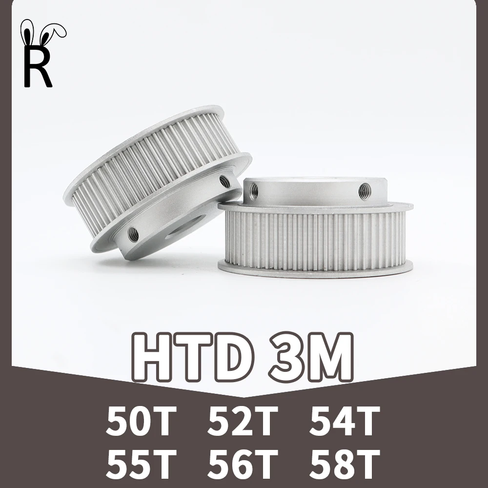HTD3M Timing Pulley 50Teeth 52Teeth 54Teeth 55Teeth 56Teeth 58Teeth Wheel 3M Teeth HTD3M 50T 52T 54T 55T 56T 58T HTD 3M Pulleys