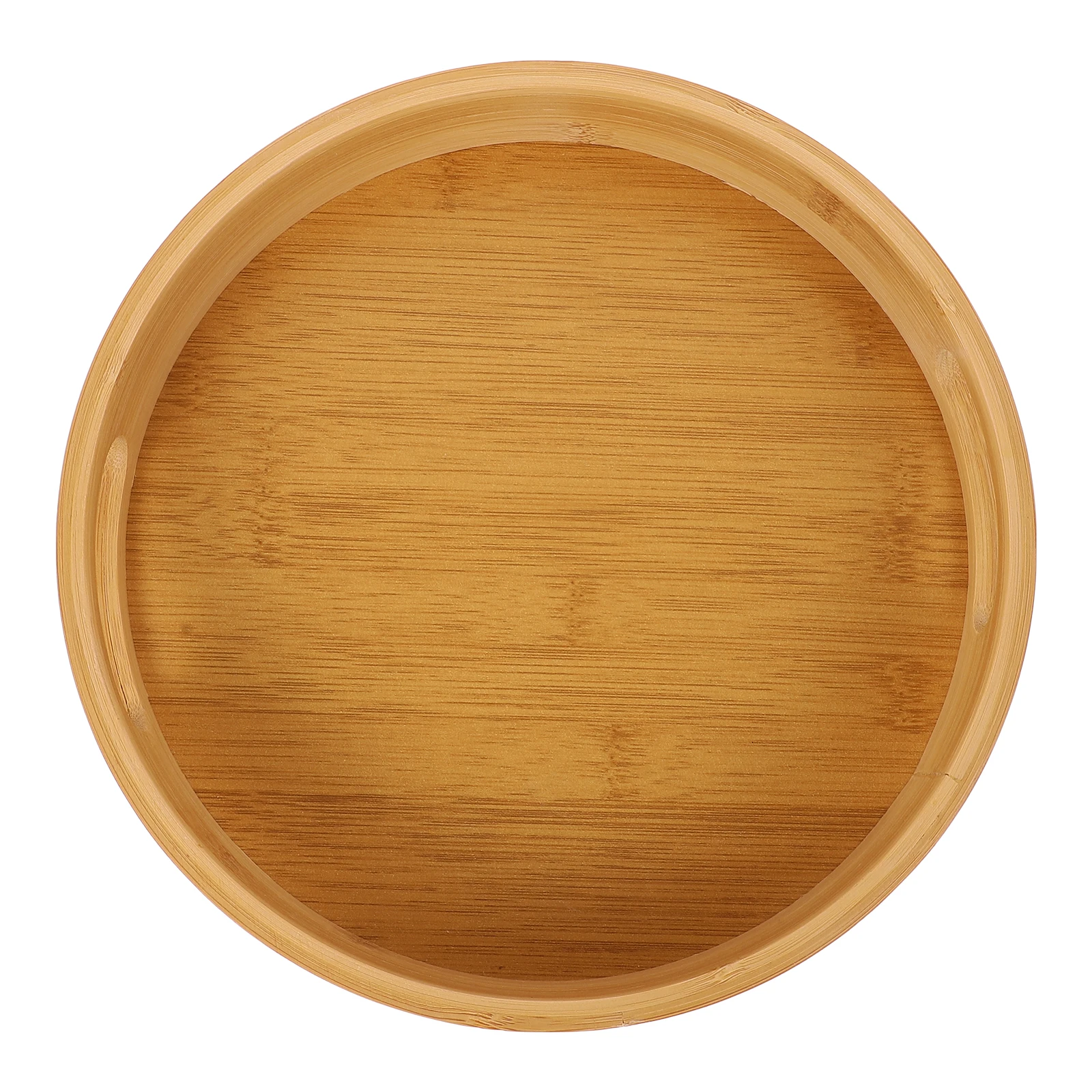 

1pc Bamboo Serving Tray Multifunctional Food Storage For Breakfast Fruit Dessert Coffee Tea Snack Home Hotel Spa Salon