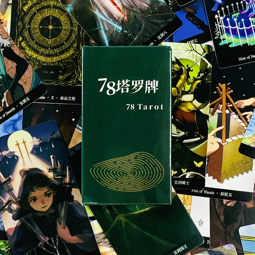 Nowe Karty Tarota 78 Wyjątkowych Kart Wyroczniczych do Wróżb i Dywinacji, Gry Planszowe, Idealne na Podróże, Medytacje i Praktyki Duchowe
