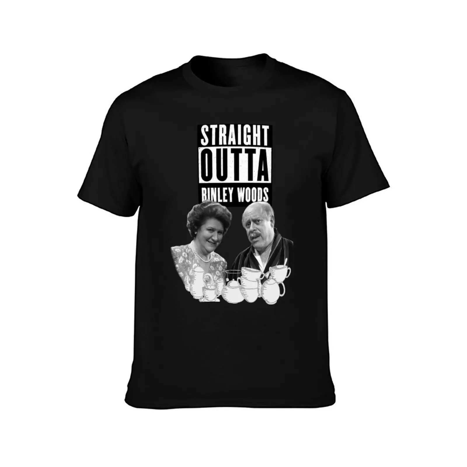 Straight Outta Keeping Up Appearances T-Shirt, Summer Casual Cotton Tee, Oversized Streetwear Tops, Vintage Graphic Print