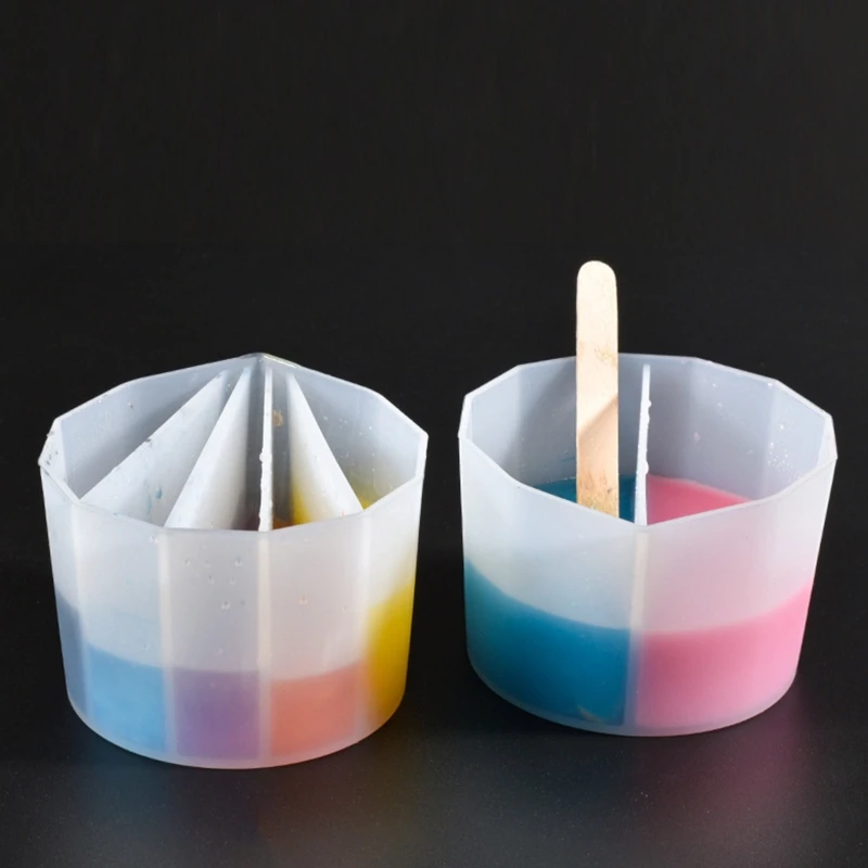 Silicone Epoxy Resin Mixing Cups Distribution Measuring Cup DIY Epoxy Resin Tool