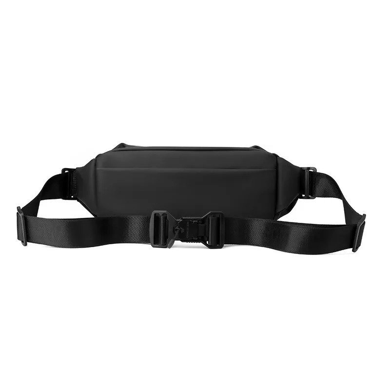 Men Waist Fanny Pack Belt Hip Bag with Magnetic Buckle  Travel Climb Sports Fashion Nylon Male Sling Chest Bum Hip Pack Bags