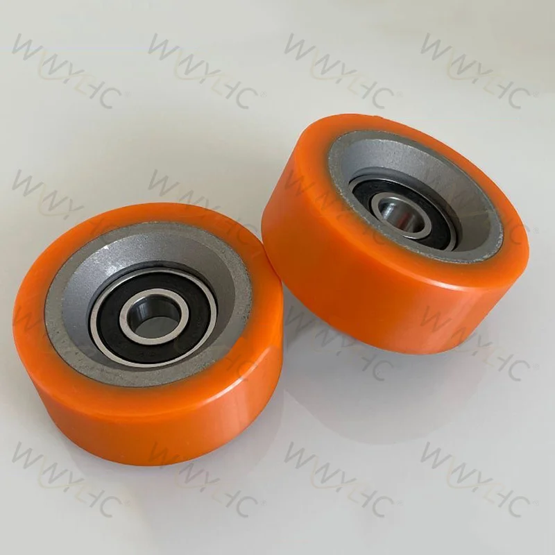 PU Coating Roller 70298701P Polyurethane Coating Drying Machine Positioning Wheel Silent Wear-Resistant Guide Wheel