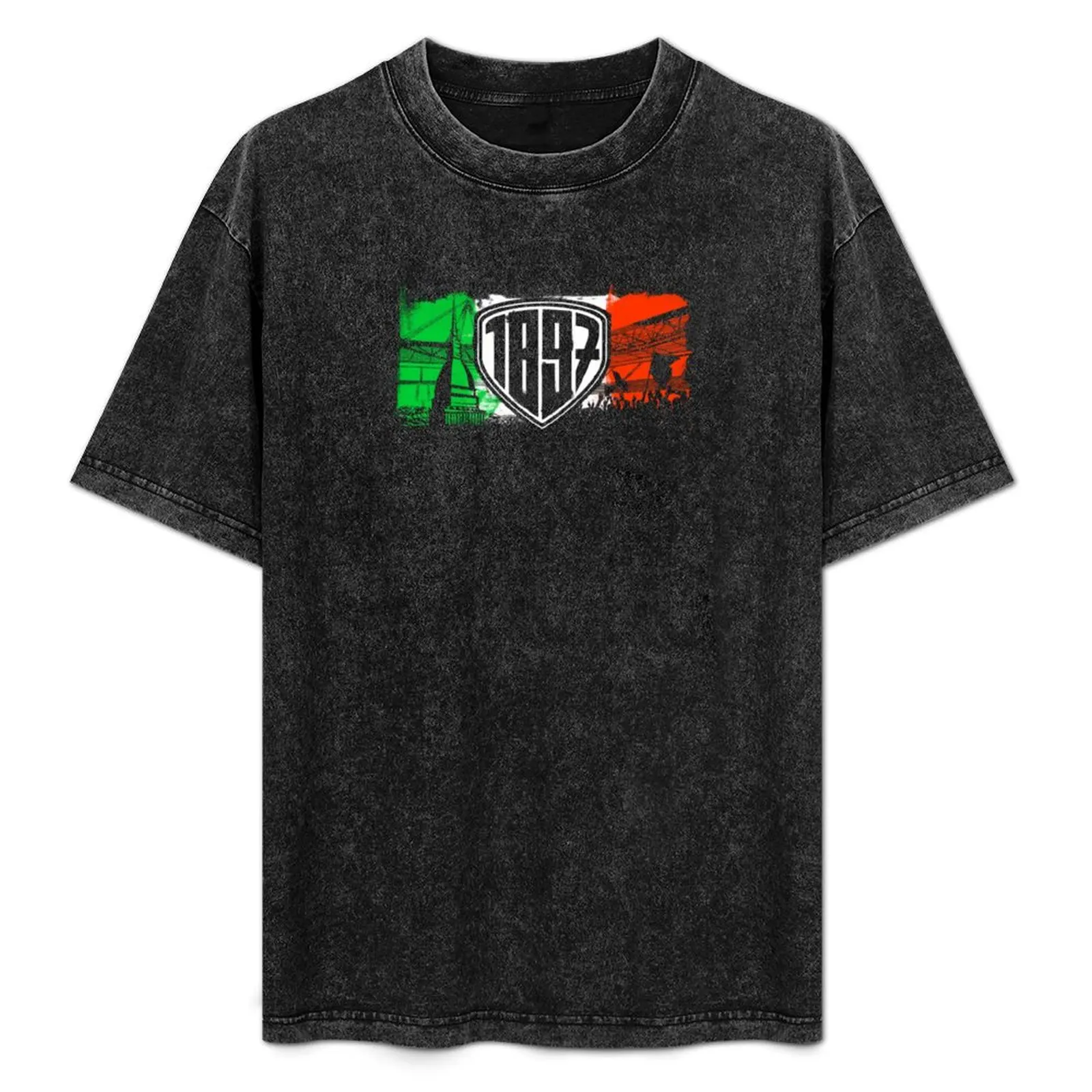 

1897 Shield T-Shirt Abstract Pattern Print Top