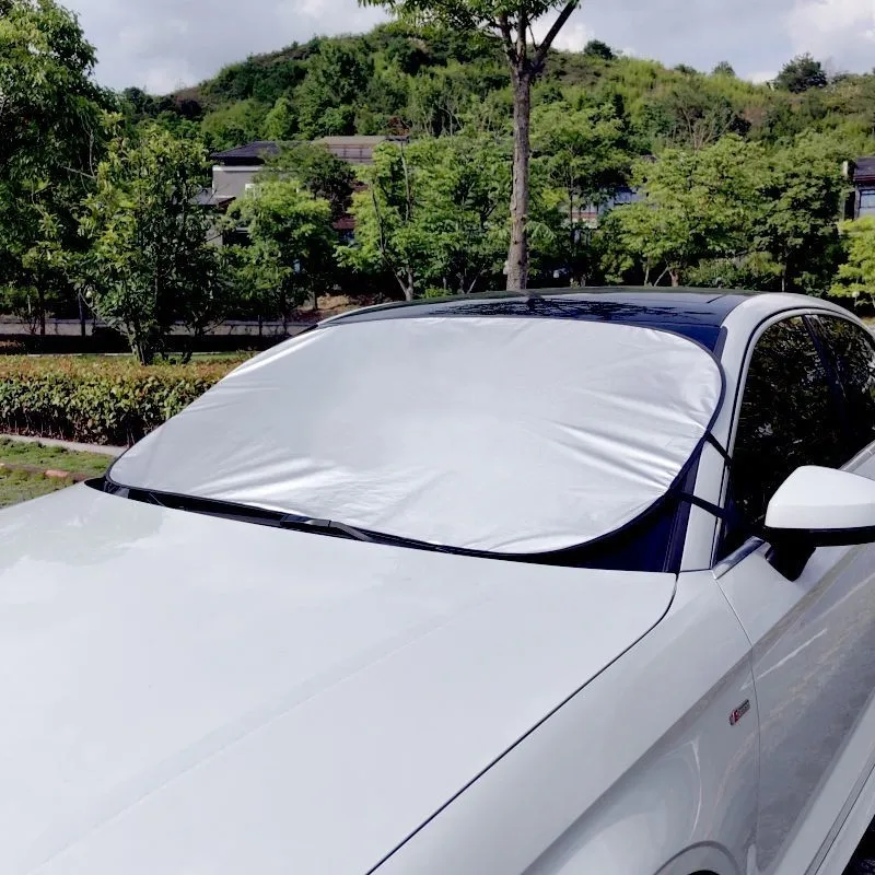 Car Windshield Sun Shade 140x80cm Foldable UV Protection Reflective Cover Front Window Sunshade for SUV Sedan Truck - view 3
