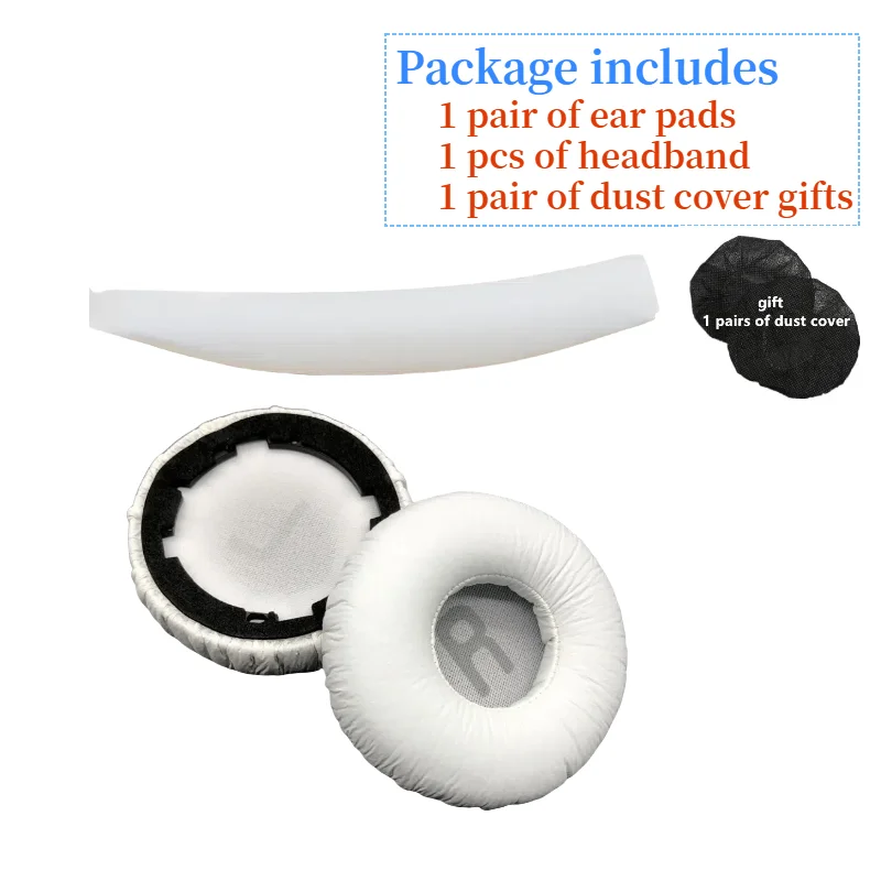 استبدال وسادات الأذن ل JBL T450/500 JR300 TUNE600 WH-CH510/500 سماعة الرأس سماعات جلدية كم سماعة الأذن