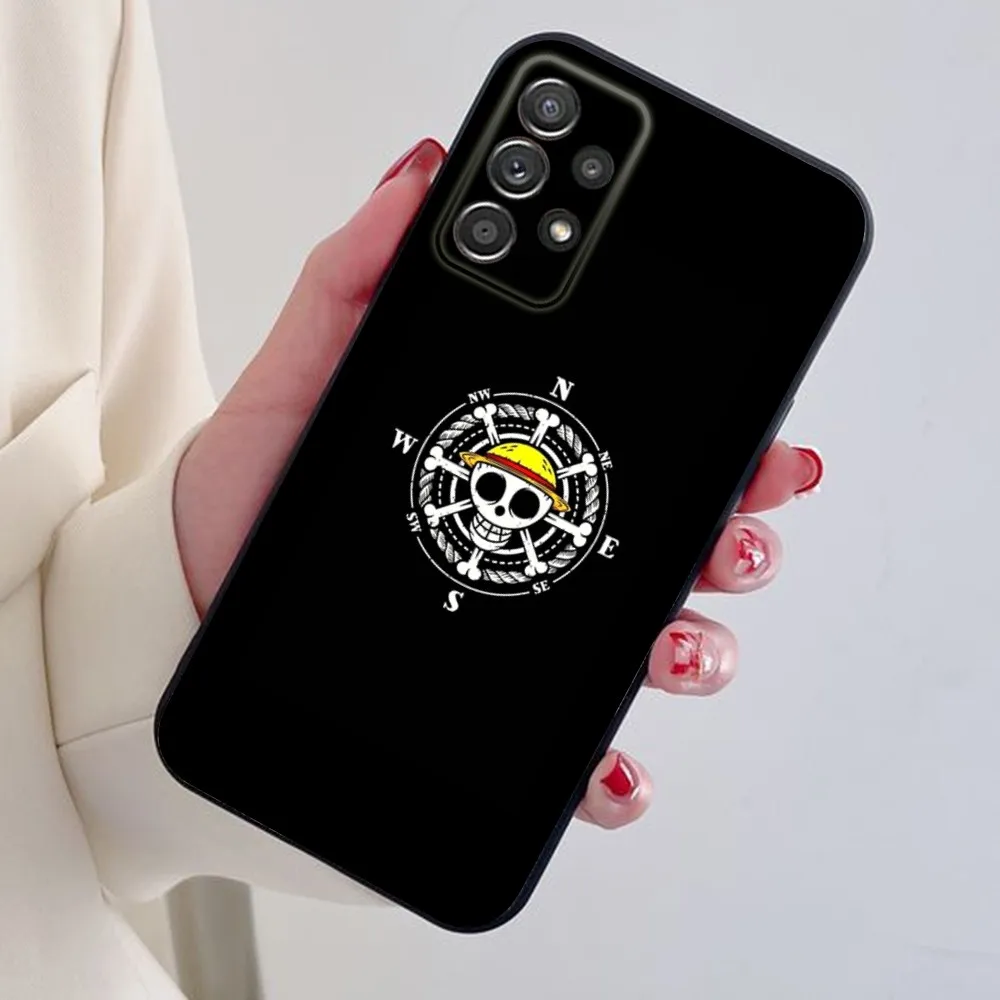 One P-Piece Luffy-Zoro Phone Case For Samsung S24,S21,S22,S23,S30,Ultra,S20,Plus,Note,10,9,5G Black soft silicone case