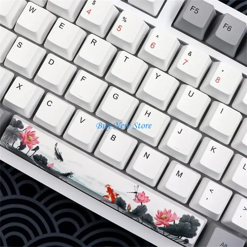 

20ce 5 стороны краситель-сублимация OEM PBT Keycaps Lucky NOBORI CARP КЛАЙСКИ