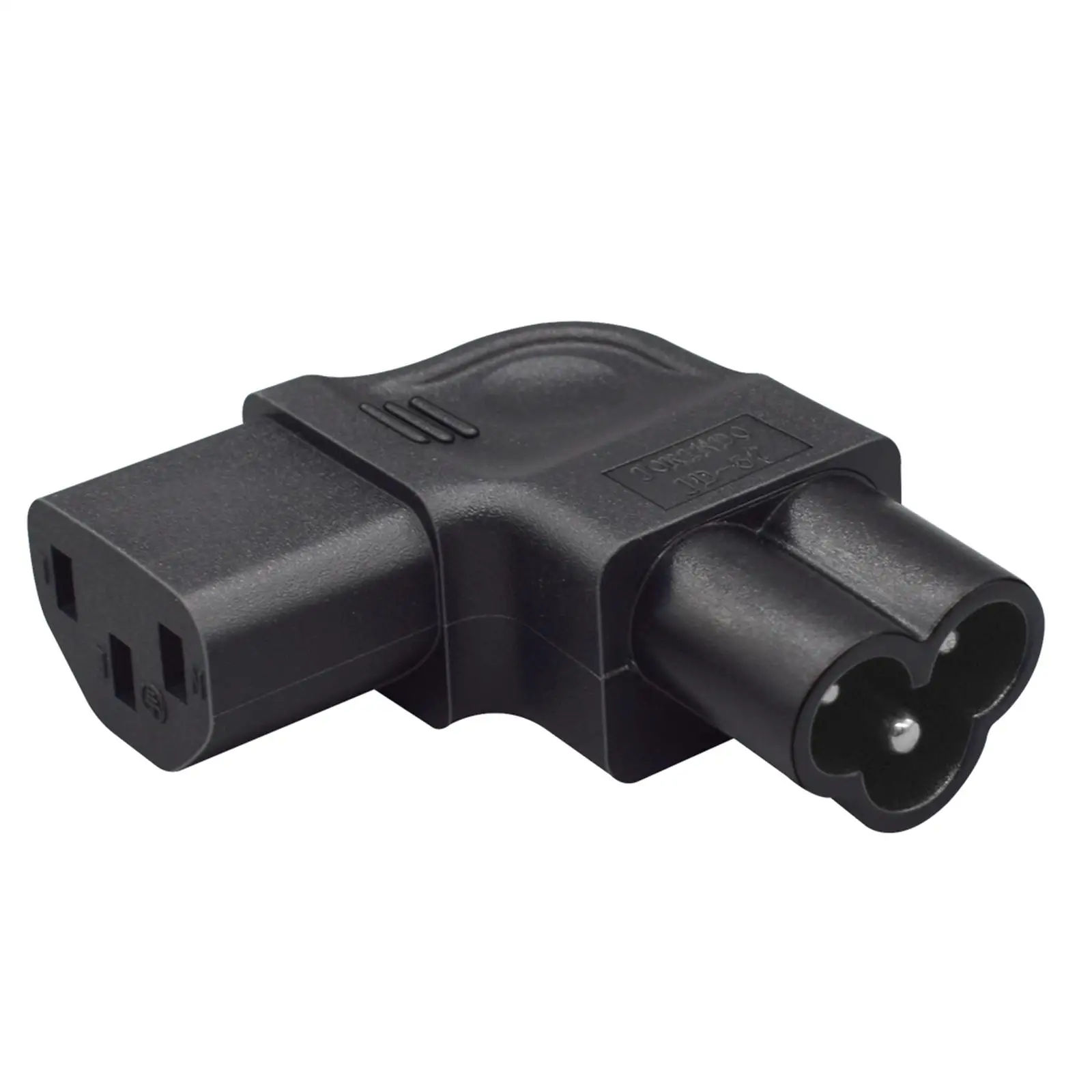 IEC320 C6 to C13 Premium Durable Replaces Right Bend Design AC Power Plug