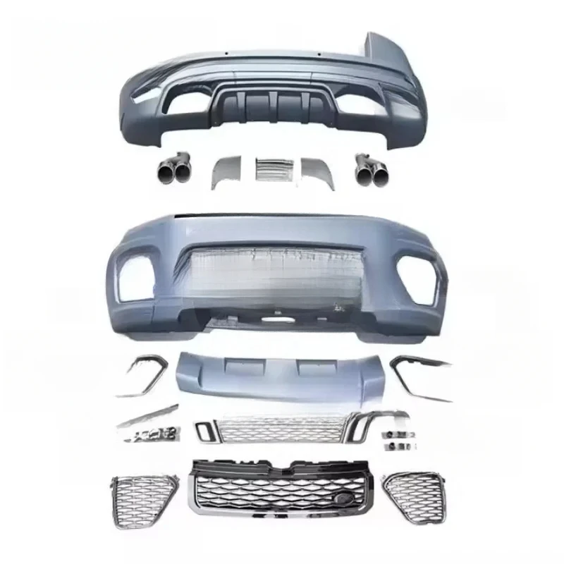 

2010-2017 Upgrade Body Kit With Front & Rear Bumper Quad Exhaust Pipes