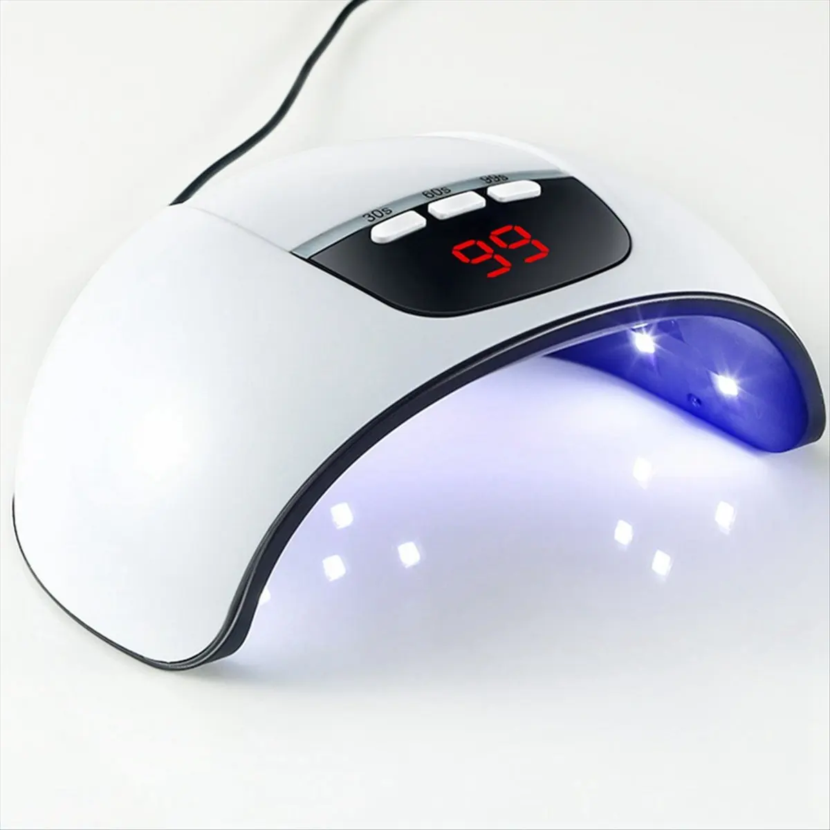 SWXF Nail Dryer LED Nail Lamp UV Lamp for Curing All Gel Nail Polish Portable Nail Dry Lamp with USB Cord White