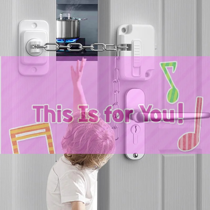 Multi-Function Child Safety Locks For Home—Adjustable For Sliding Doors, Fridges & Windows, Anti-pinch, Baby-Proof Protectors