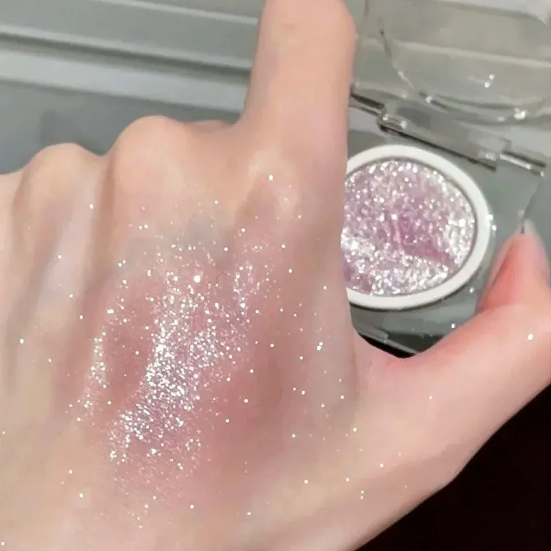 Monochroom Oogschaduwpalet Glanzende Pailletten Diamant Galaxy Oogschaduw Make-Up Parelmoer Glitter Fleuren Koreaanse Cosmetische Ogen