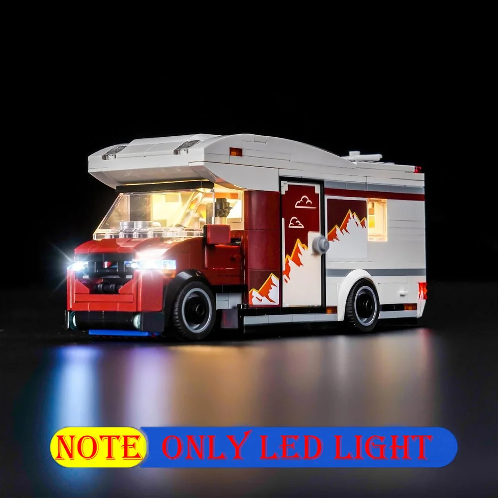 Ensemble d'éclairage pour camping-car de vacances Van City Series 60454, bloc de construction non inclus (Kit d'éclairage LED uniquement)