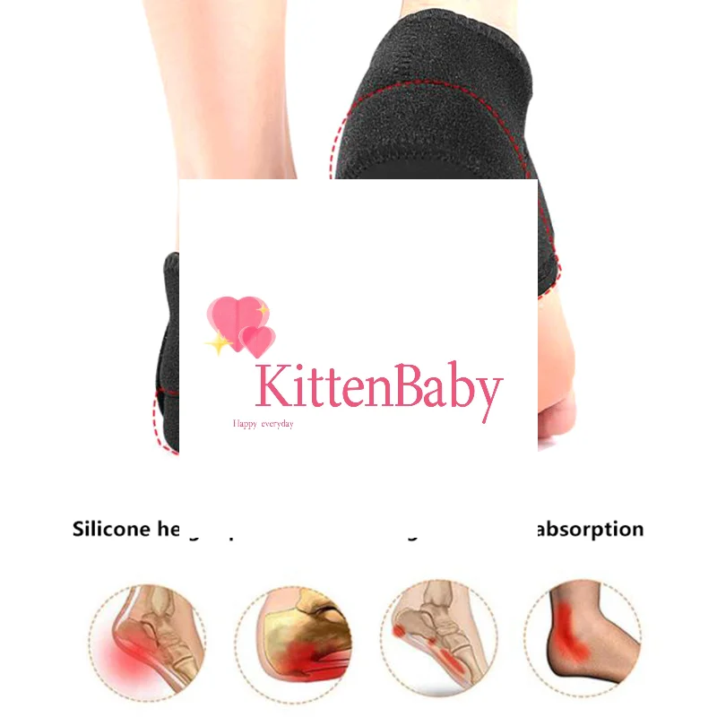 

Invisible Height Increase Heel Pads Orthopedic Arch Support Heel Cushion Soles Insole Foot Massage