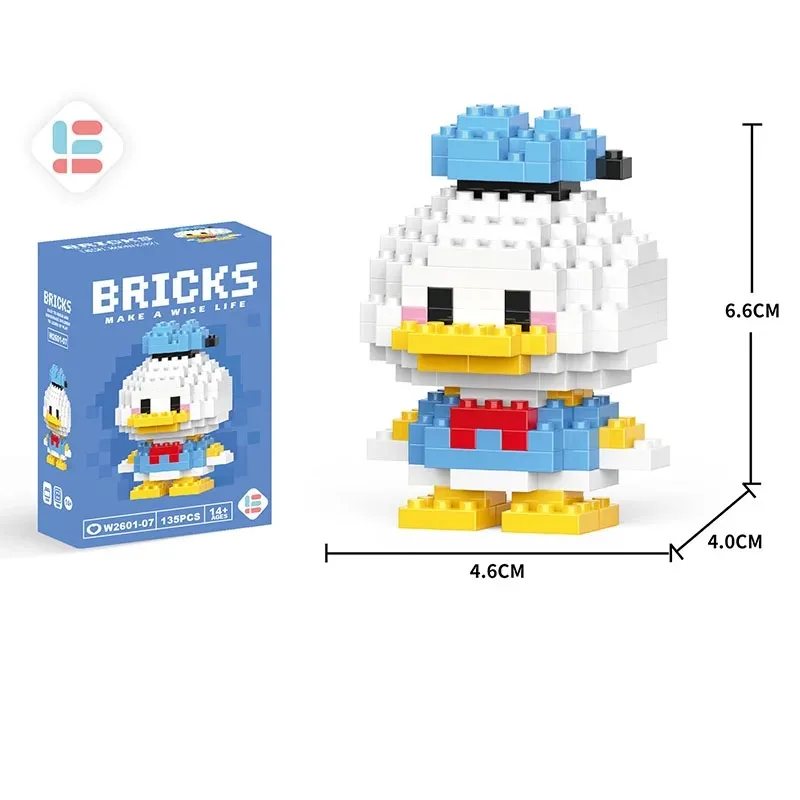 Sanrio Kuromi, Hello Kitty, Bausteine, Disney, Mickey Mouse Club, Anime-Modell, Bausteine, Spielzeug für Kinder, Geschenke. – Detail 8