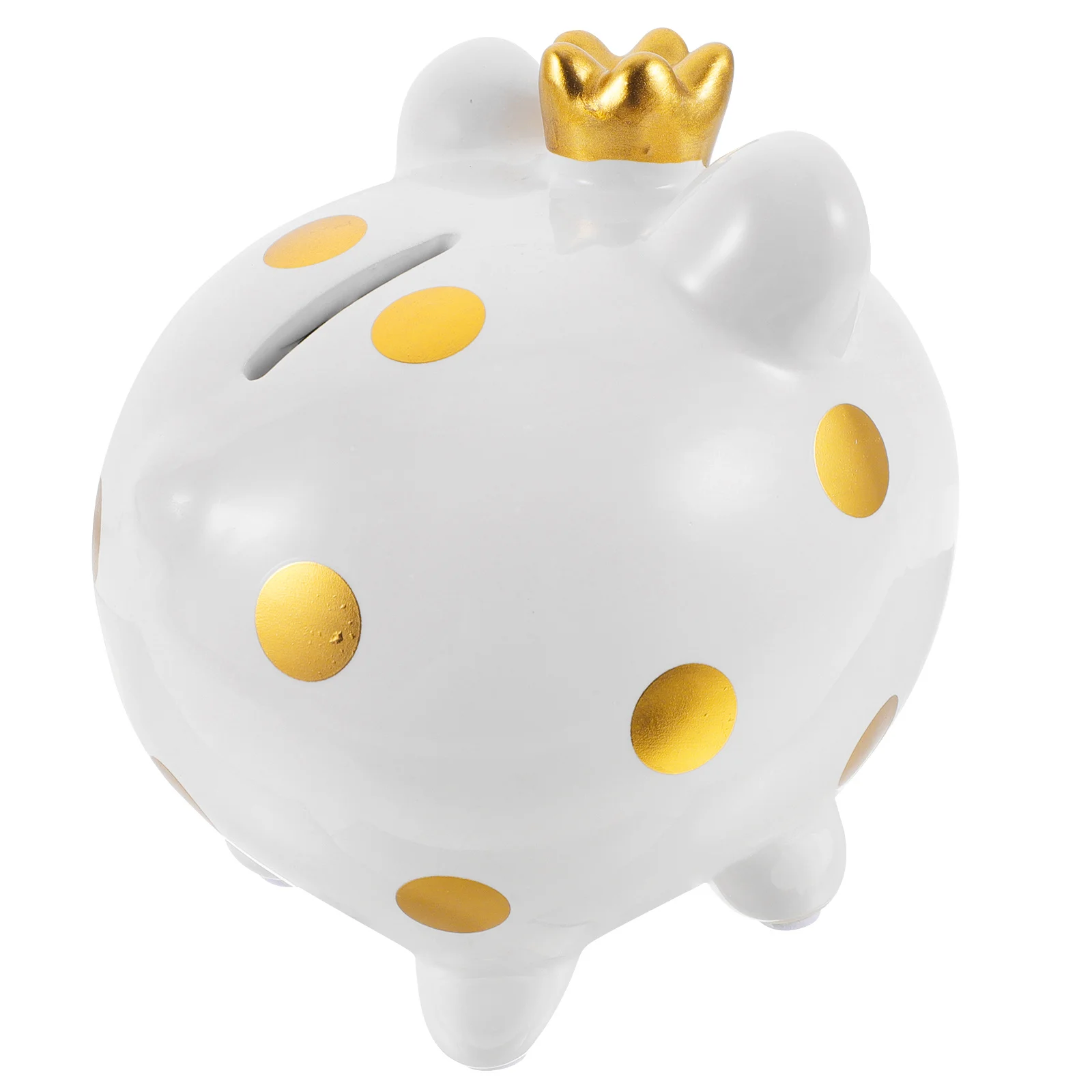 กระปุกออมสินเซรามิคการ์ตูนรูปหมูขนาดเล็กสำหรับเด็กเล็ก พร้อมจุกยางถอดได้ ของตกแต่งโต๊ะทำงาน