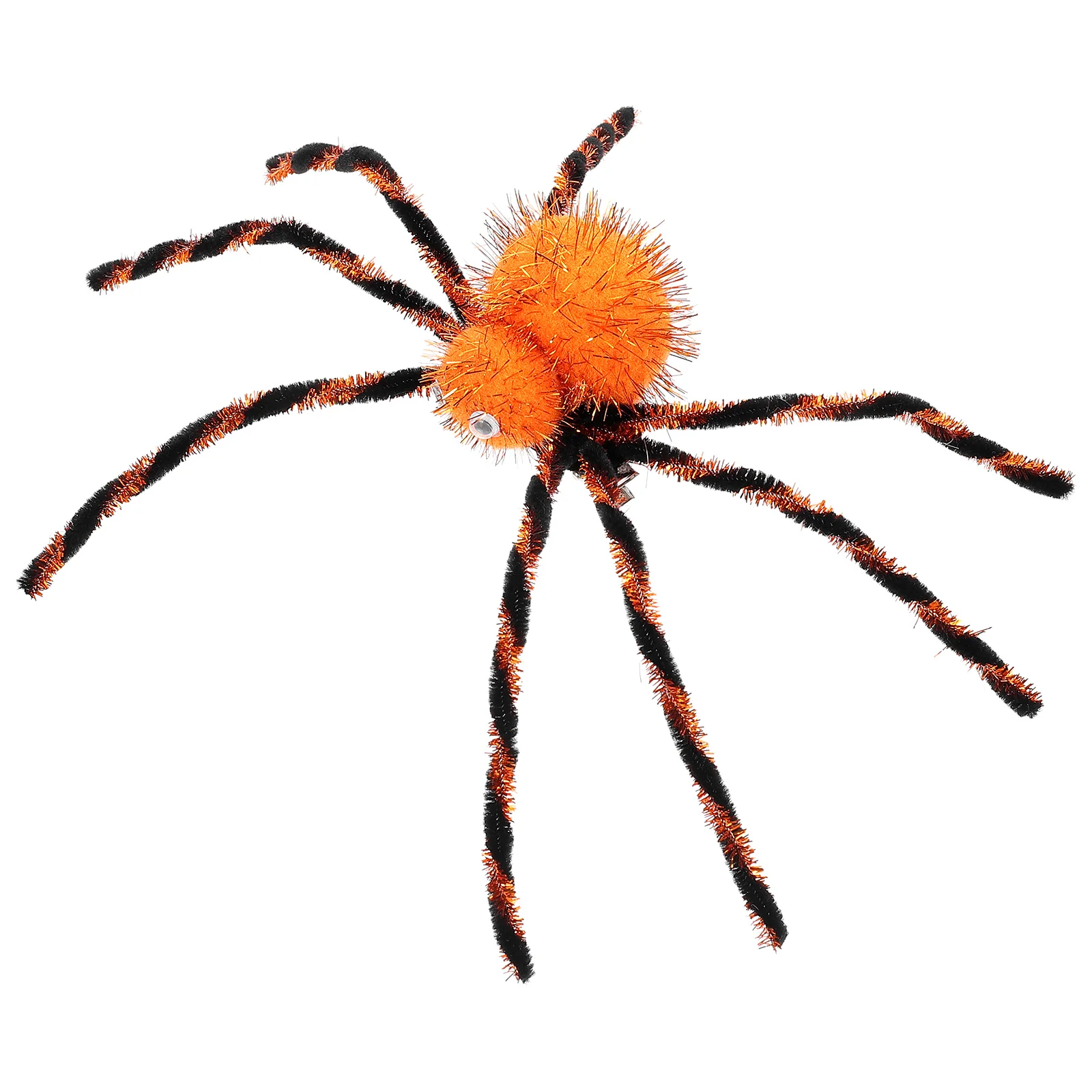 

Hair Barrettes Spider Hairpin Girls Party Headdress Cosplay Accessory Funny Halloween Costume Orange Festival Clip