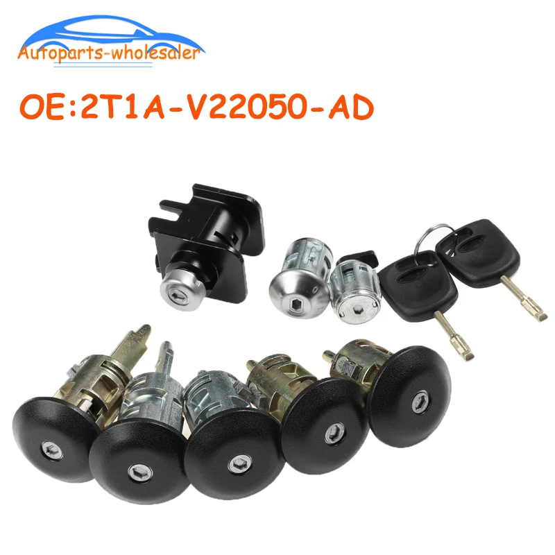 

Car Accessories 2T1A-V22050-AD 2T1AV22050AD 4425134 For 2002-2013 Ford Transit Connect Door Lock Ignition Lock Complete Kit