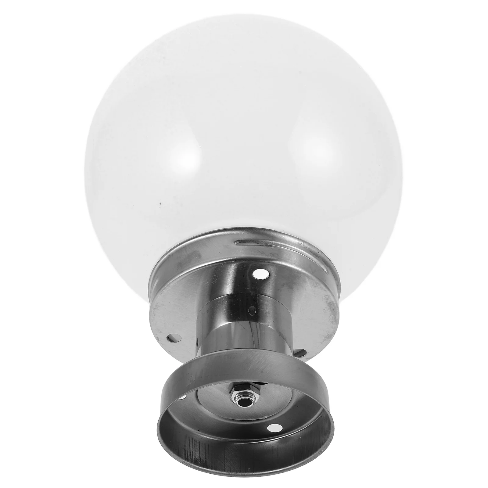 

Garden Waterproof Light Vintage Decor Post Mount Lampshade Plastic Fence Decorations Replacement