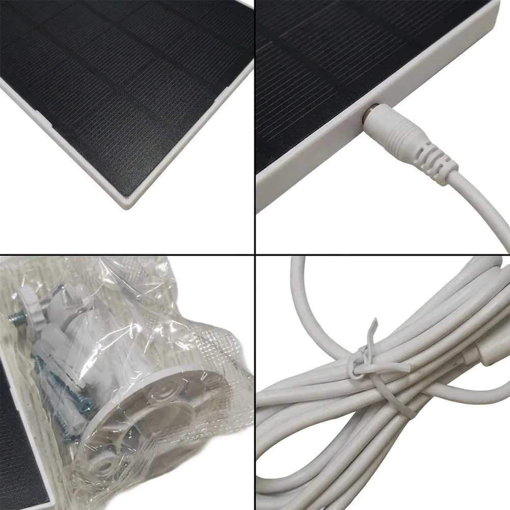 5W Solar Panel for Security Cameras 24 Percent Efficient Photovoltaic Technology for Ring Long Term Outdoor Use