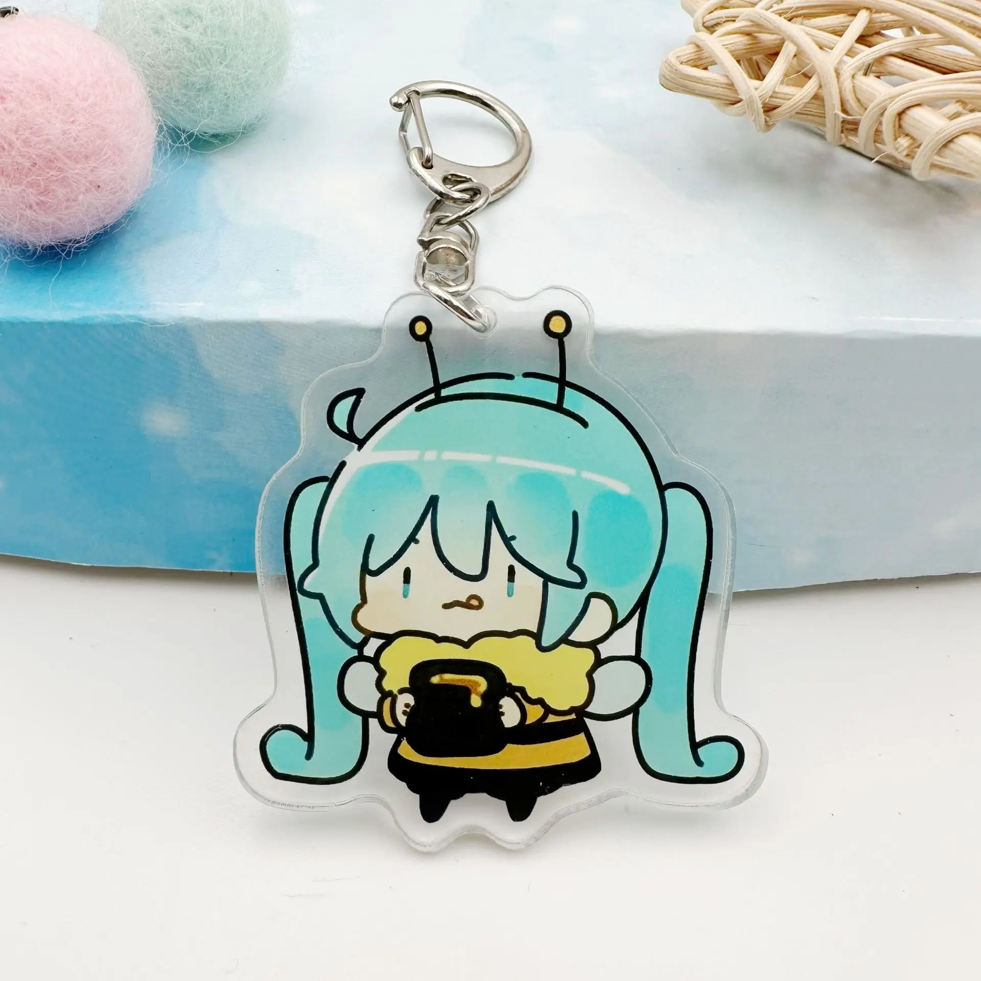 Customized keychain DIY for small batch customization of anime and cartoon acrylic pendants for anime exhibitions