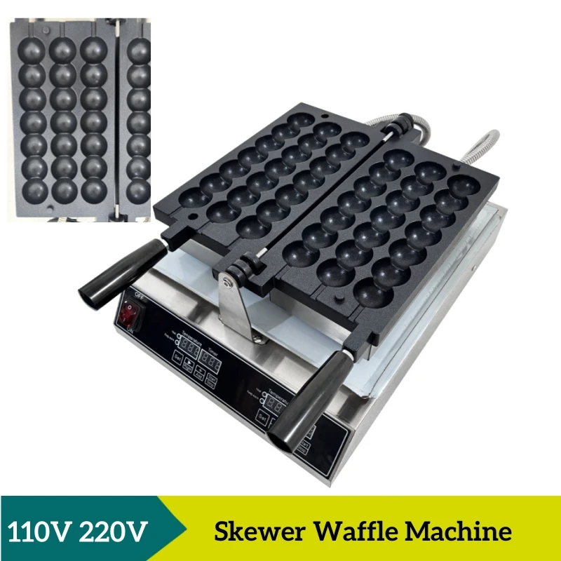 سيخ كهربائي آلة الوافل السكر القرع الكرة المعجنات نسخة اللمس الكرة شكل آلة صنع الوافل #2