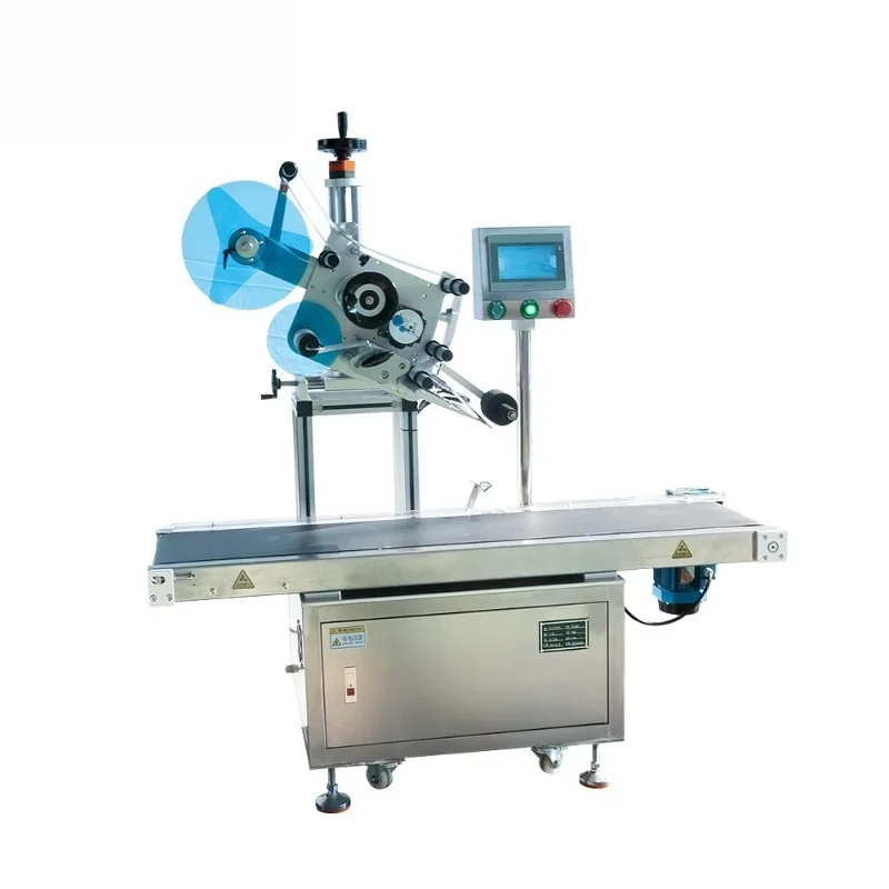 Customized High Quality Flat Sticker Labeling Machine for Food Beverage Packaging Plane Surface Label Applicator Equipment