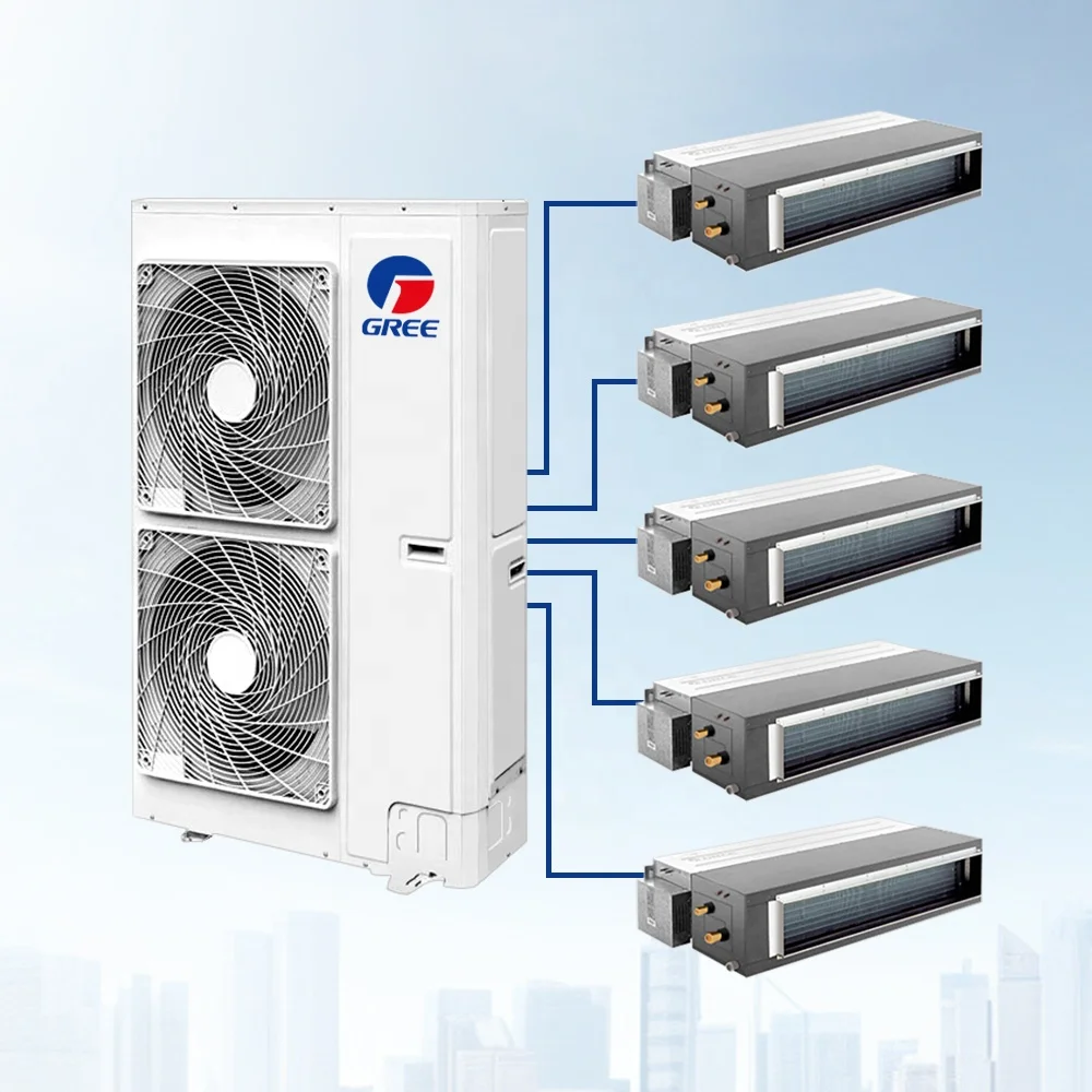 

Gree Central Air Conditioning System Home HVAC System Heat Pump Multi Split Air Conditioner for EU US Wifi Optional